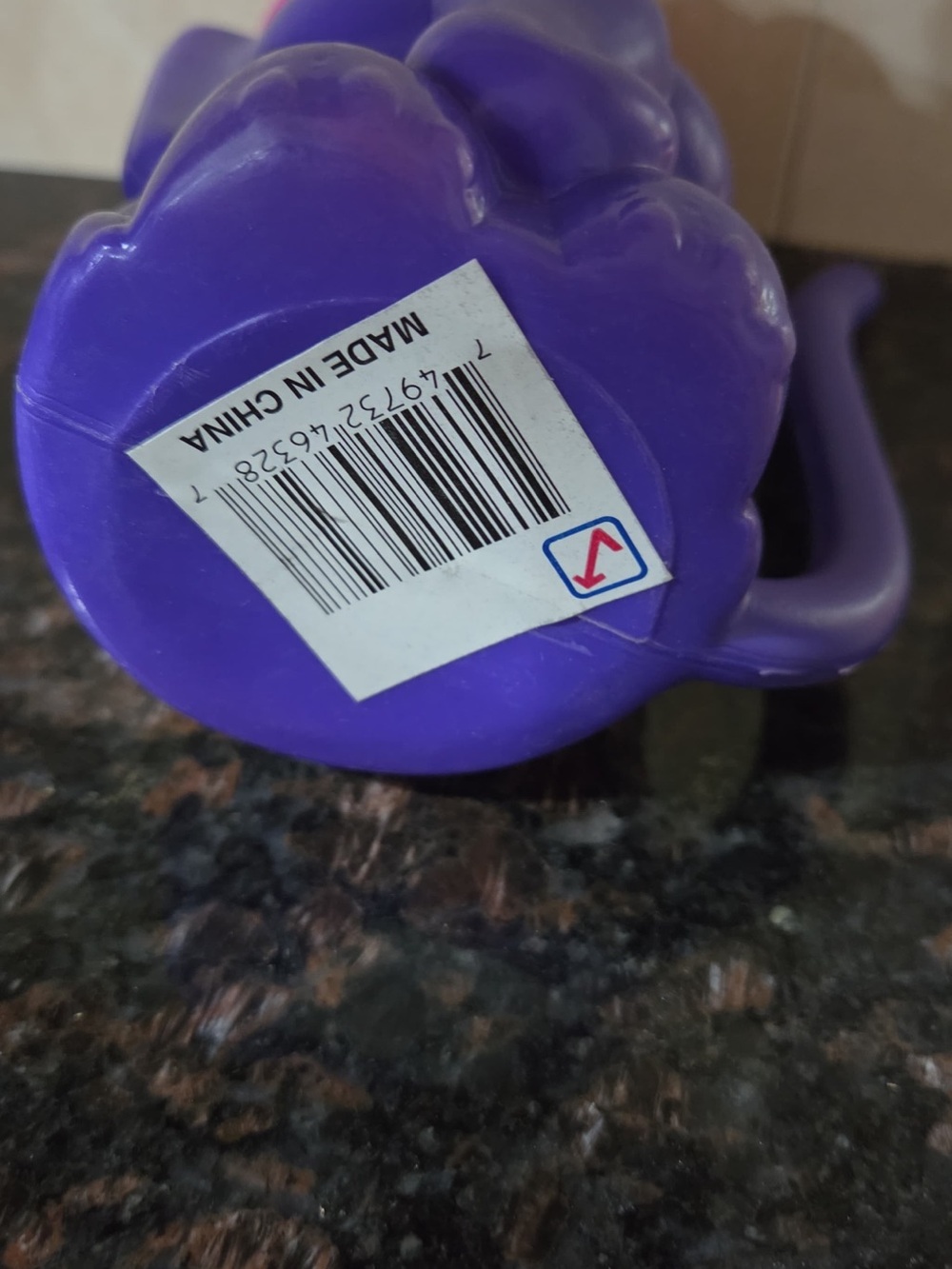 Purple and Pink Elephant Watering Can for Kids - Picture 2 of 2
